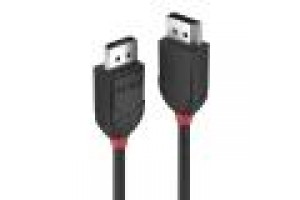 LINDY CAVO DISPLAYPORT 1.2 BLACK LINE 1.5M
