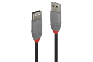 LINDY CAVO USB 2.0 TIPO A/A ANTHRA LINE, 0.5M