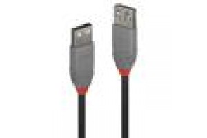 LINDY Prolunga USB 2.0 Tipo A Anthra Line, 0.5m LINDY Prolunga USB 2.0 Tipo A Anthra Line, 0.5m