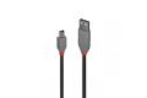 LINDY 3M USB 2.0 KABEL A/MINI-B, ANTHRA