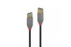 LINDY PROLUNGA USB ANTHRA LINE 3.0 TIPO A MASCHIO A A FEMMINA 2 MT TRIPLA SCHERMATURA GUSCIO IN PVC 10 ANNI DI GARANZIA