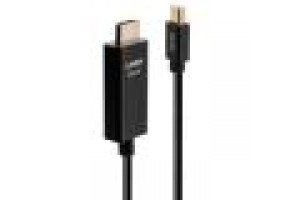 LINDY CAVO ADATTATORE DA MINI DISPLAYPORT A HDMI 4K60HZ, 2 M