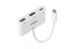 LINDY CONVERTER DA USB 3.2 TIPO C A HDMI CON PORTA USB TIPO A E POWER DELIVERY