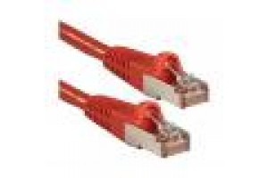 LINDY CAVO DI RETE CAT.6A S/FTP LSZH ROSSO, 1M