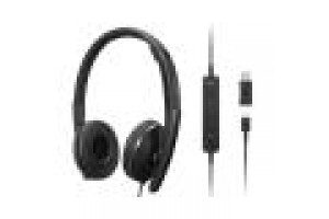LENOVO CUFFIE CABLATE ANC GEN 2 (TEAMS), CON CONVERTITORE USB-C a USB-A E CUSTODIA