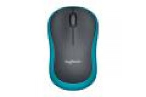 LOGITECH WIRELESS MOUSE M185 OTTICO, USB, COLORE BLU