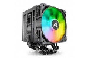 SHARKOON DISSIPATORE AD ARIA 1X 120MM ARGB PWM FAN, 1X 120MM PWM FAN, 6X COPPER PIPES, DIRECT TOUCH,