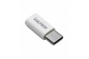 VULTECH ADATTATORE MICRO USB 2.0 TO TYPE C-PLASTICA-BIANCO