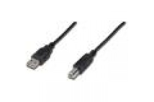 DIGITUS CAVO USB 2.0, A/B, M/M, NERO, 1,8MT