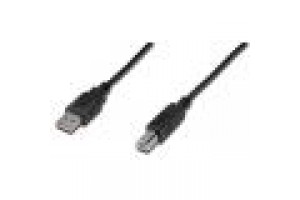 DIGITUS CAVO USB 2.0, A/B, M/M, NERO, 3MT