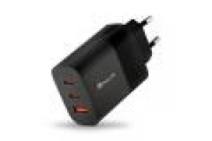 NGS CARICATORE DA PARETE ULTRAVELOCE DA 65 W CON 3 PORTE: 2 USB-C + USB-A