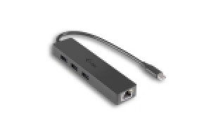 I-TEC USB-C SLIM PASSIVE HUB 3 PORT + GIGABIT ETHERNET ADAPTER