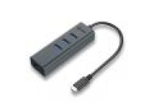 I-TEC CAVO USB-C METAL HUB 3 PORT+GIGABIT ETHERNET ADAPTER