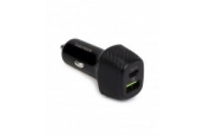 VULTECH CARICATORE DA AUTO CON USB (18W) E TYPE-C (27W) QUICKCHARGE 3.0 PD (Max 45W)