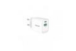 VULTECH CARICATORE ADATTATORE UNIVERSALE, 1 X TYPE-C PD30 E 1 X USB QC3.0, GAN PPS 33W, BIANCO COMPA