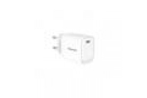 VULTECH CARICATORE ADATTATORE UNIVERSALE, 1 X TYPE-C, PD45 GAN PPS 45W, BIANCO COMPATTO