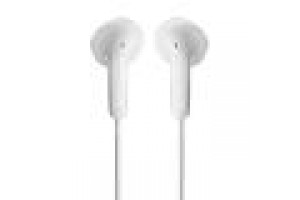NGS CROSS GLIDE WHITE: Auricolari a bottone con microfono e controllo del volume. Pulsante multifunz