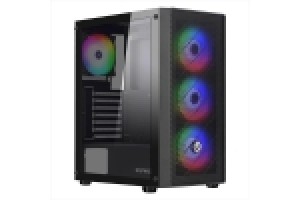 NUWO CASE ATX RODAN R603 NERO 0.5MM SPCC, 3 USB3.0/2.0 4, FAN ARGB FRONT RETE E SIDE GLASS