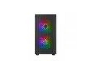 NUWO MICRO CASE ATX BLITZ R27 0.5MM SPCC USB3.0/2.0 3 FAN 12CM ARGB RAINBOW FRONT GLASS SIDE GLASS N