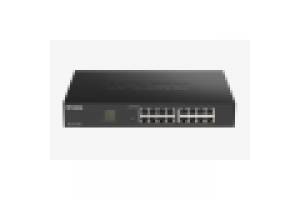 D-LINK SWITCH 16 PORTE GIGABIT SMART MANAGED, FANLESS, 802.1Q VLAN, 802.1p QoS, 11 RACKMOUNT INSTALLATION