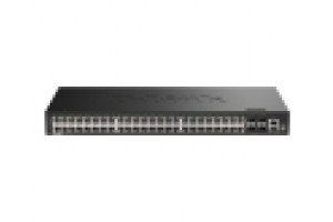D-LINK SWITCH 52-PORT GIGABIT STACKABLE SMART MANAGED SWITCH WITH 4 X 10G SFP+ PORTS