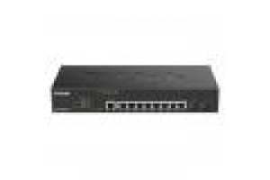 D-LINK SWITCH 8 PORTE GBIT POE MANAGED INCL. 2 X SFP