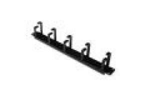 DIGITUS PANNELLO GUIDACAVI CON ANELLI PER ARMADI RACK 19 1U NERO