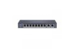 HIKVISION SWITCH 8P LAN 10/100M RJ45 POE+2P GIGABIT RJ45 HIKVISION DS-3E0310P-E/M 802.3AF/AT, POE PO