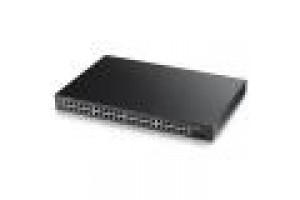 ZYXEL SWITCH MANAGED 48 PORTE GIGABIT, 2XSFP, SSENZA VENTOLE, DESKTOP/RACK