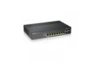 ZYXEL SWITCH MANAGED NEBULAFLEX 8 PORTE GIGABIT POE + 2 DUAL GIGABIT, IPV6, VLAN, QOS, IGMP, DESIGN