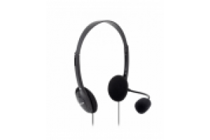 VULTECH CUFFIE CON MICROFONO HS-01 REV 2.2, DOPPIO JACK 3,5MM + ADATTATORE