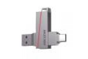 HIKVISION PEN DISK USB FLASH USB 3.2 32GB E307 DUAL SLIM METAL CASE SILVER