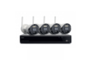 ISIWI KIT WIRELESS CONNECT S4 ISW-K1N8BF2MP-4 GEN1 NVR 8 CANALI + 4 TELECAMERE IP 1080P 2MPX WIRELES