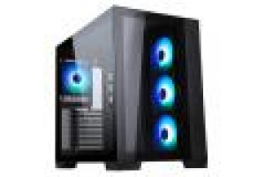 ITEK CASE DARK CAVE - GAMING TOWER, ATX, 4X12CM ARGB FAN, 2XUSB3, TYPE-C, SIDE  FRONT PANEL TEMP GL