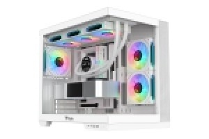 ITEK CASE DARK CAVE DS, GAMING TOWER, ATX, 3X12CM ARGB FAN, 2XUSB3, TYPE-C, SIDE  FRONT PANEL TEMP