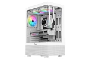 ITEK CASE SHOWBUI 33W,GAMING TOWER ATX, 12CM ARGB FAN, USB3, SIDE FRONT PANEL TEMP GLASS, WHITE ITEK CASE SHOWBUI 33W,GAMING TOWER ATX, 12CM ARGB FAN, USB3, SIDE FRONT PANEL TEMP GLASS, WHITE