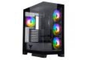 ITEK CASE SHOWBUI 45B - GAMING  TOWER, ATX, 4X12CM ARGB FAN,  2XUSB3, TYPE-C, SIDE  FRONT  PANEL TE