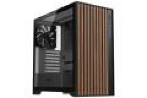 ITEK CASE WOODY, GAMING TOWER, ATX, 3X12CM BLACK FAN, 2XUSB3, TYPE-C,  WOOD FRONT, TEMP GLASS SIDE P