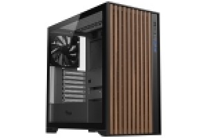 CASE WOODY W2B GAMING TOWER ATX 4x14CM BLACK fAN 2xUSB3 TYPE-C WOOD FRONT DARKER TEMP GLASS SIDE CASE WOODY W2B GAMING TOWER ATX 4x14CM BLACK fAN 2xUSB3 TYPE-C WOOD FRONT DARKER TEMP GLASS SIDE