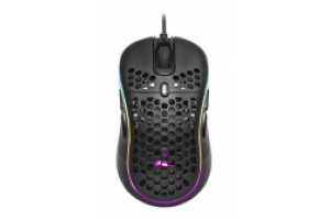 SHARKOON MOUSE GAMING LIGHT2-S, 6200 DPI, RGB, 6 TASTI CONFIGURABILI, USB, 1.8MT