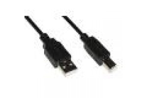 LINK CAVO USB 2.0 CONNETTORI A-B IN RAME MT 3 NERO