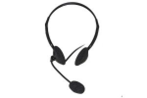 LINK CUFFIA CON MICROFONO ORIENTABILE CONNETTORE USB E CONTROLLO VOLUME