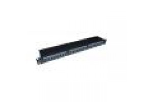 LINK PANNELLO PATCH PER RETI CON 24 PORTE RJ45 CAT 6 SCHERMATO 19" COLORE NERO
