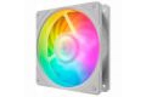 COOLER MASTER VENTOLA MOBIUS 120P ARGB WHITE EDITION 120X25, ARGB GEN2, 02400 RPM