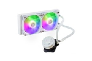 COOLER MASTER DISSIPATORE A LIQUIDO MASTERLIQUID 240L CORE WHITE 240MM RAD, SPECTRUM V3 120 ARGB, AR