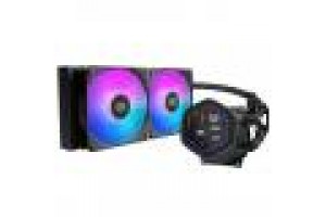 COOLER MASTER DISSIPATORE A LIQUIDO  ML CORE NEX DIGITAL 240 BLACK ARGB VENTOLE 2x 120MM DISPLAY LED