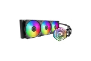 COOLER MASTER DISSIPATORE A LIQUIDO MASTERLIQUID 360 ATMOS ARGB GEN 2, SICKLEFLOW V2 120 ARGB
