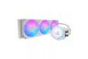 COOLER MASTER DISSIPATORE A LIQUIDO ATMOS II, 3X120MM ARGB, KIT LCD INC, BIANCO