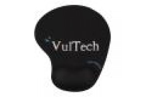 VULTECH MOUSEPAD TAPPETINO PER MOUSE ERGONOMICO MP-02N NERO CON GEL