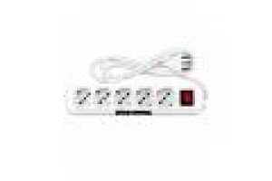 VULTECH MULTIPRESA BIPASSO VULTECH MU-01 5 POSTI CON TASTO ON/OFF